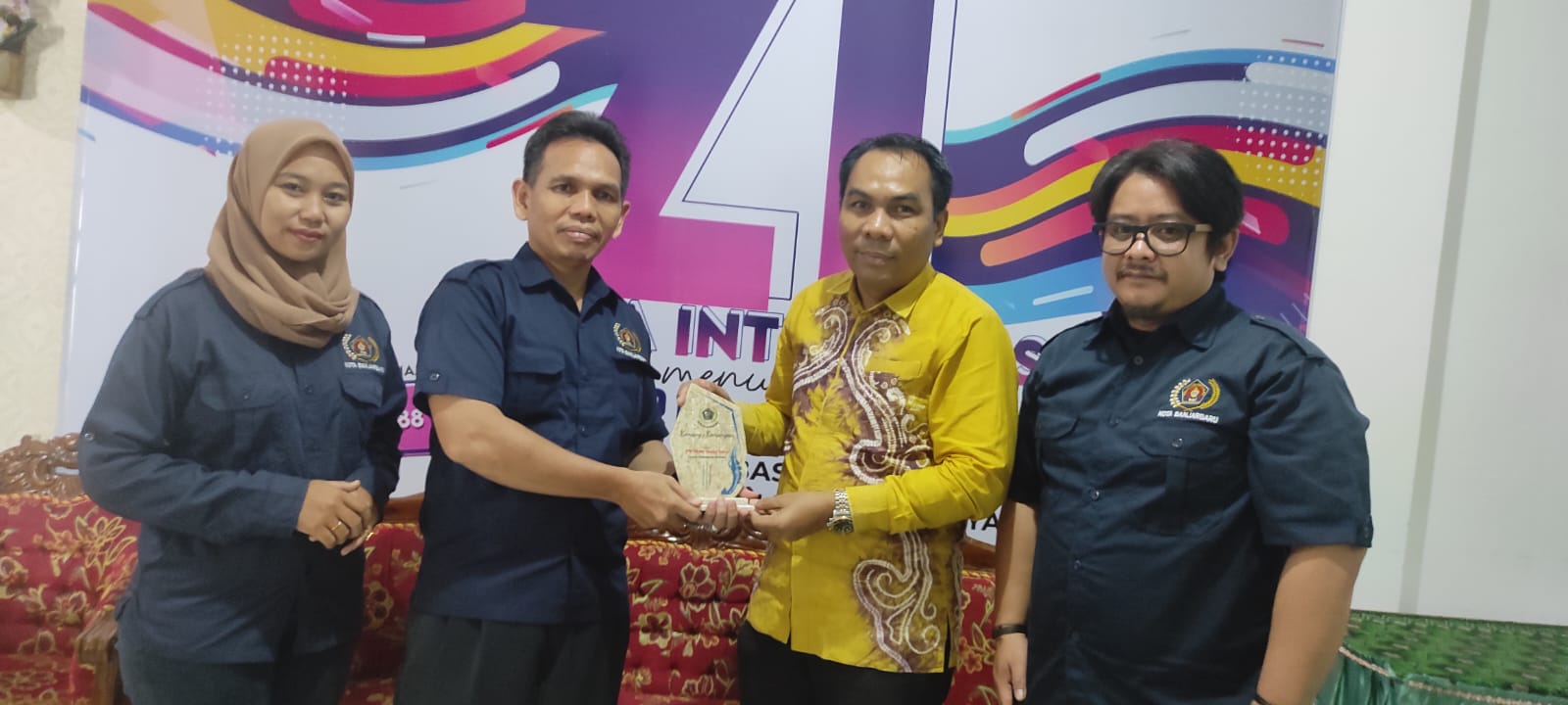 pertemuan dengan PWI penguatan dengan manajemen kehumasan 