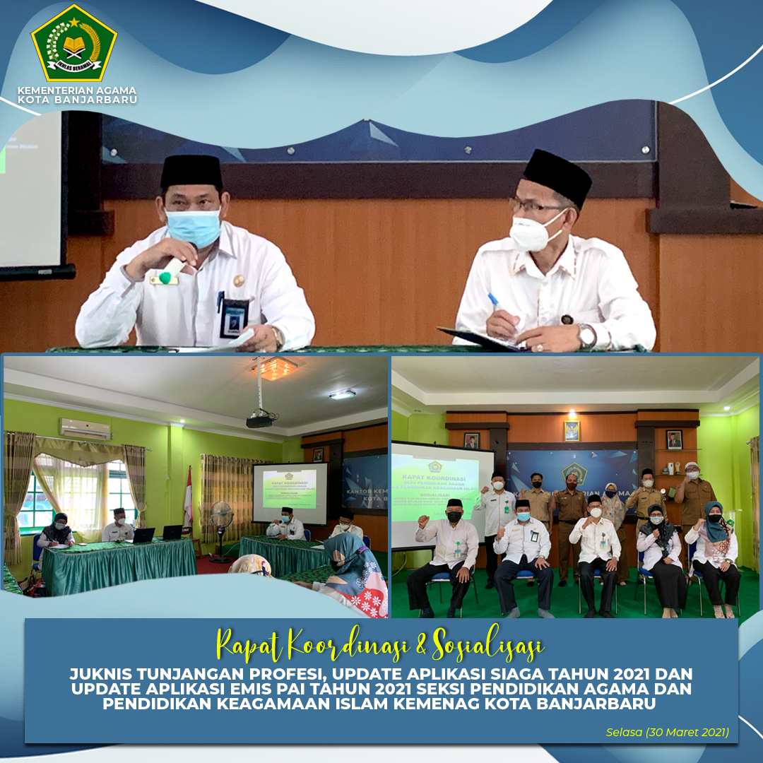 Rapat Koordinasi dan Evaluasi seksi Pendidikan Agama dan Pen